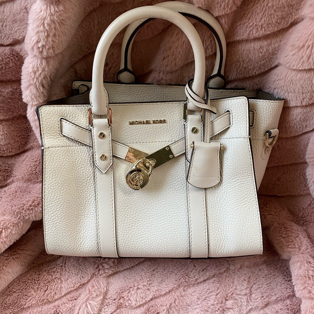 Michael Kors Nouveau Hamilton Large Leather Bag